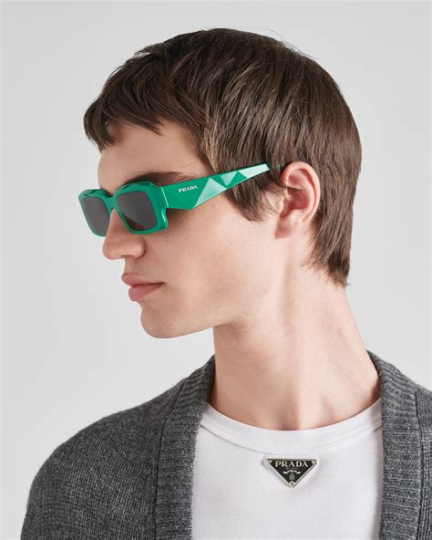 prada clip on sunglasses men|Prada symbole sunglasses men's.